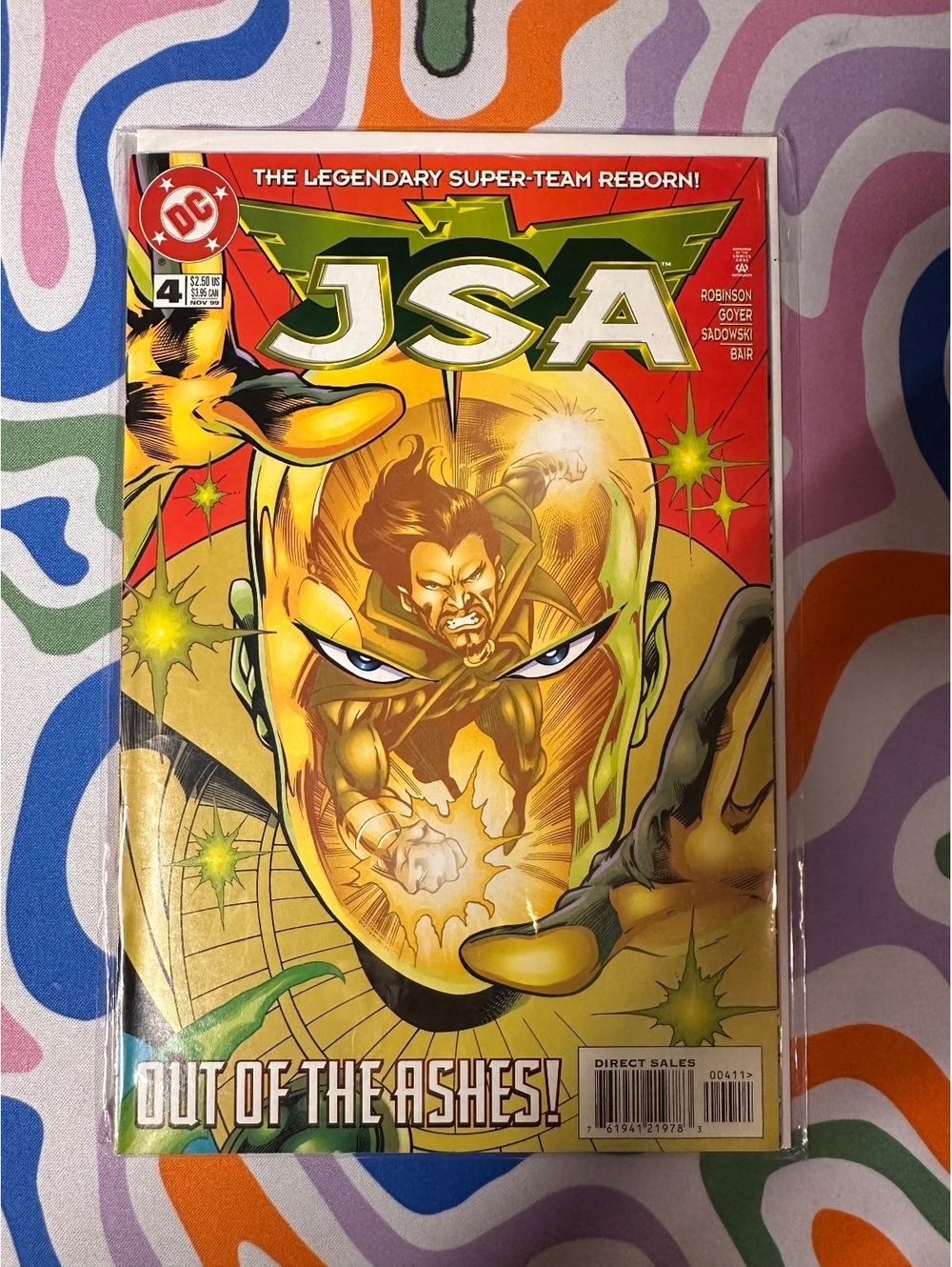 JSA Out of the Ashes comic book